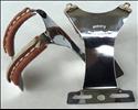 Christophe 50M Mini leather-wrapped toe clips