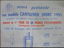 CLB Cantilever Sport 1951, Cyclotouriste