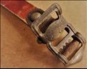 Alfredo Binda toe straps (cross hatched metal